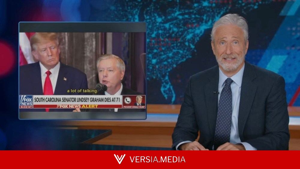 Jon Stewart Slams Donald Trump’s Reaction to Lindsey Graham’s Death